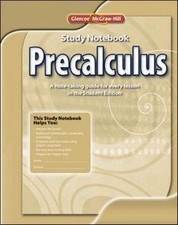 Precalculus study notebook for sale  Ligonier