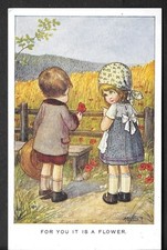 Rara cartolina bambini usato  Torino