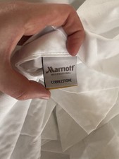 Usado, Topcover Cobblestone - KING Wide 112 polegadas x 96 em branco Marriott comprar usado  Enviando para Brazil