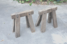 Vintage wooden sawhorses for sale  Rock Hill