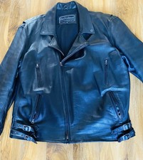 Men black leather for sale  NORTHAMPTON