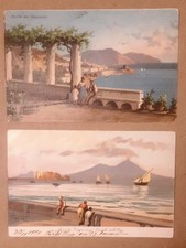 Cartoline napoli vesuvio usato  Italia