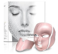 Máscara facial LED, elegível para FSA/HSA, máscara de luz de 7 cores para rosto, liga azul e vermelha..., usado comprar usado  Enviando para Brazil