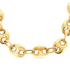Collier jaune mailles d'occasion  Paris VIII