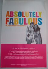 PET SHOP BOYS Absolutely Fabulous ORIGINAL Promotional  POSTER 13x20 inches, usado comprar usado  Enviando para Brazil