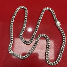 silver cuban link chain for sale  Forest Hills