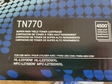 Usado, Cartucho de toner Brother genuíno TN770 super alto rendimento preto comprar usado  Enviando para Brazil