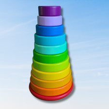 Large rainbow stacking for sale  SOUTHPORT