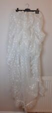 White lace gathered for sale  BACUP