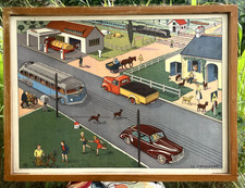 Superbe ancienne affiche d'occasion  Saint-Brieuc