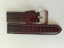 Panerai alligator embossed usato  Spedire a Italy