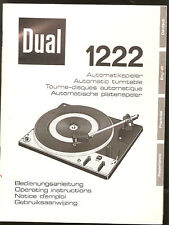 Bedienungsanleitung dual platt gebraucht kaufen Bedienungsanleitung dual platt gebraucht kaufen  Deutschland