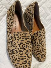 Sapatilhas femininas Lucky Brand LP-Brogan2 couro macio camurça estampa de leopardo tamanho 7,5 M comprar usado  Enviando para Brazil