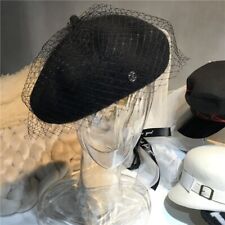 Moda Feminina Malha Malha Chapéu Boina Lã Outono Boina Francesa Chapéus de Inverno Presente comprar usado  Enviando para Brazil