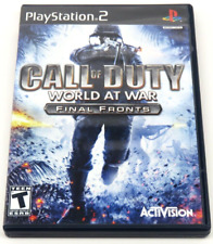 Call of Duty: World at War Final Fronts (PlayStation 2, 2008) PS2 CIB NTSC, usado comprar usado  Enviando para Brazil