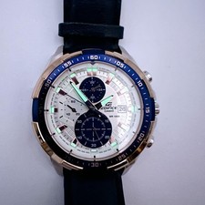 Relógio cronógrafo Casio Edifice pulseira de couro masculino usado No1720 No4751 No No9258, usado comprar usado  Enviando para Brazil