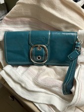 Coach teal patent for sale  Mukilteo