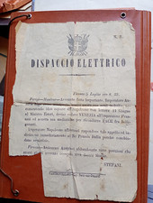 1796/97 DISPACCIO ELETRICO MILITARE  IMPERAT. D'AUSTRIA CEDE VENEZIA A NAPOLEONE comprar usado  Enviando para Brazil