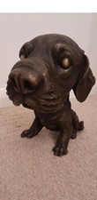 Bronze puppy sculpture for sale  BOURNEMOUTH