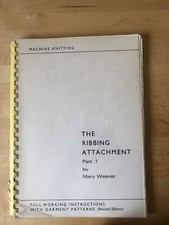 Ribbing attachment working for sale  SOUTHSEA
