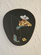 Ruscha wandkeramik handbemalt gebraucht kaufen  Veitsbronn