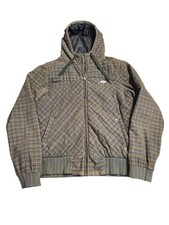 Jaqueta Bombardeiro Vintage Rip Curl Masculina Tamanho Grande Marrom Xadrez Surf Praia Anos 90 comprar usado  Enviando para Brazil