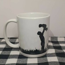 Father's Day Lifting up Child 3-3/4" Coffee Mug with Proverbs 23:24 Scripture comprar usado  Enviando para Brazil