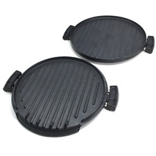 X2 George Foreman Grill GRP0720 GRP106 Superior e Inferior BANDEJAS REDONDAS PARA GRELHA FABRICANTE DE EQUIPAMENTO ORIGINAL comprar usado  Enviando para Brazil