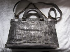 Leder handtasche geprägt gebraucht kaufen  Haar