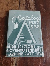 Catalogo illustrato 1937 usato  Saronno
