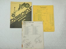Lista de precios de piezas y accesorios Dunecycle 1974 lista de piezas etc. 785 segunda mano  Embacar hacia Mexico