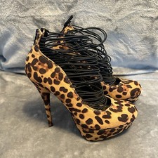 Bamboo leopard stilettos for sale  Fayette