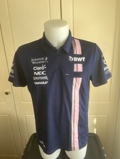 CAMISA POLO MASCULINA FORCE INDIA F1 TEAM ISSUE MÉDIA TEMPORADA 2017 JOHNNY WALKER, usado comprar usado  Enviando para Brazil
