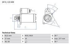 Anlasser starter bosch gebraucht kaufen  Oberlungwitz