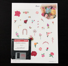 Roses embroidery designs for sale  Chicago