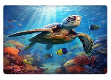 Tapetes de chão de cozinha peixe tropical oceano costeiro tartaruga marinha tapete de banho 24x16 polegadas, usado comprar usado  Enviando para Brazil