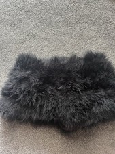 Black feather wrap for sale  RYTON
