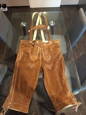 Echte kniebundlederhose hirsch gebraucht kaufen  Homberg, Medard, Rathskirchen