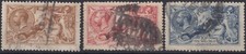 SG 405-13 faixa 2/6d a 10/- De La Rue Seahorse trio em estado médio usado  comprar usado  Enviando para Brazil
