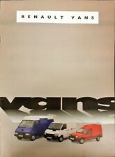 Renault vans brochure for sale  BIGGLESWADE