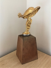Soberbo Vintage Rolls Royce Gilt Spirit of Ecstasy Mascote de Carro Peso de Papel comprar usado  Enviando para Brazil