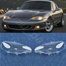 Um par de carcaça de lente de farol + cola de vedação para Mazda MX-5 Miata Roadster 2001-2005 comprar usado  Enviando para Brazil