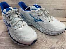 Tênis de corrida Mizuno Wave Sky 8 masculino tamanho 14 branco azul J1GC240201 comprar usado  Enviando para Brazil