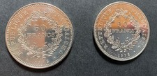 Pièces francs argent d'occasion  La Clayette