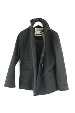 Superdry black peacoat for sale  PETERBOROUGH