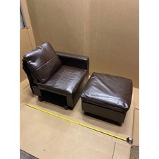Leather chair ottoman for sale  York