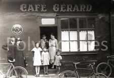 Antiguo BAR Bistro Cafetería Gerard Bicicleta - Reproducción Foto an.1920, usado comprar usado  Enviando para Brazil