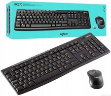 Zestaw bezprzewodowej klawiatury i myszy Logitech MK270 – Wireless Combo – QWERTZ na sprzedaż  PL