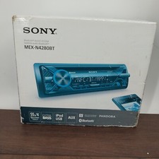  CD player Sony MEX-N4280BT Bluetooth 220w iPhone Android MP3 AM FM USB caixa aberta comprar usado  Enviando para Brazil