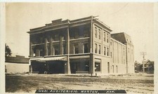 Cartão postal RPPC 25-449 C-1910 Norton Kansas Auditorium Ocupation #4421, usado comprar usado  Enviando para Brazil